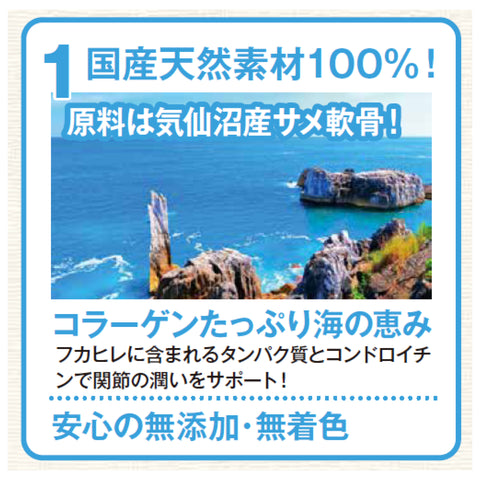 ペット自慢ん 海の恵みフカヒレソフト60g入